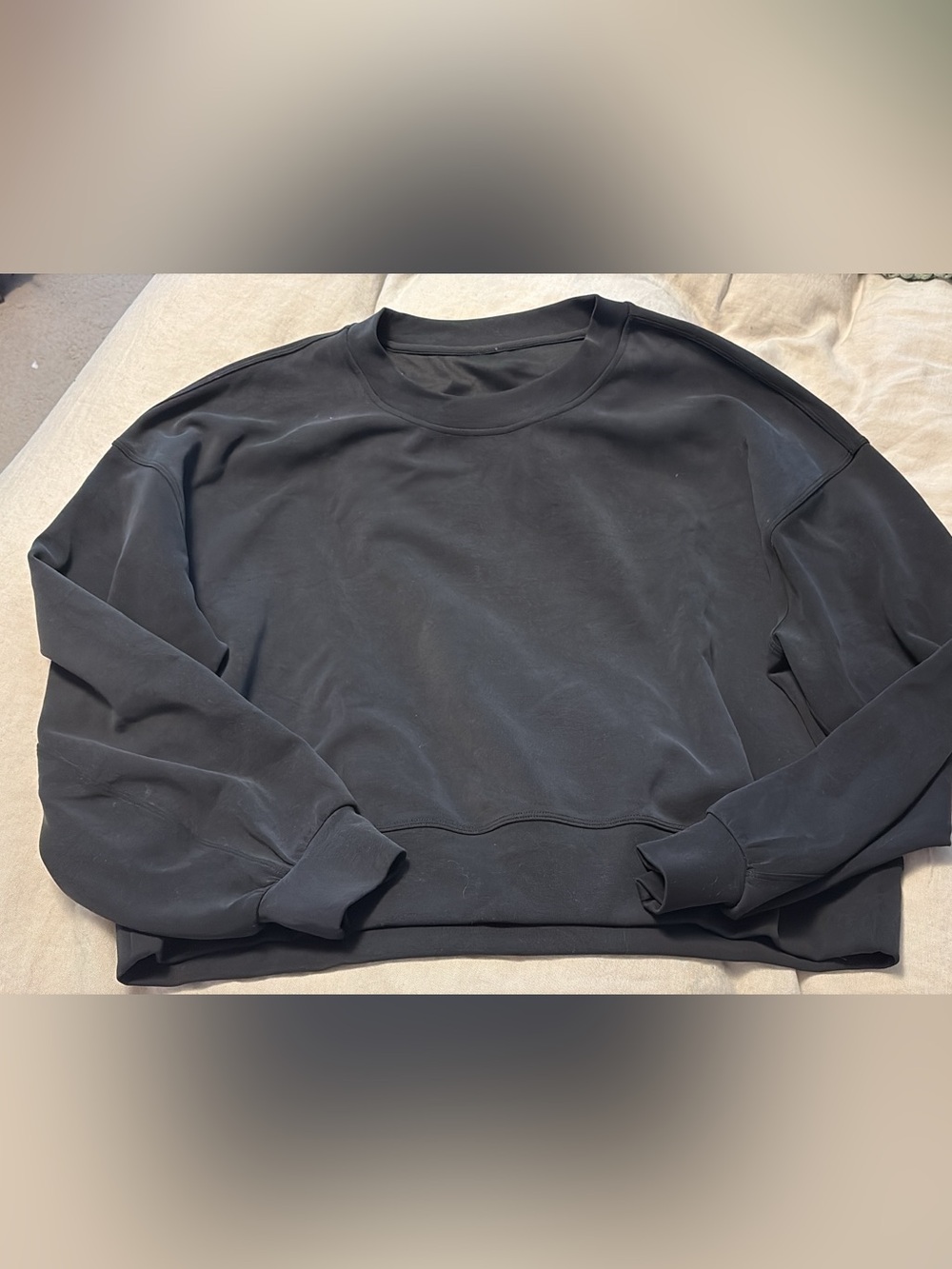 lululemon athletica Perfectly Oversized Crop Crew *Softstreme
